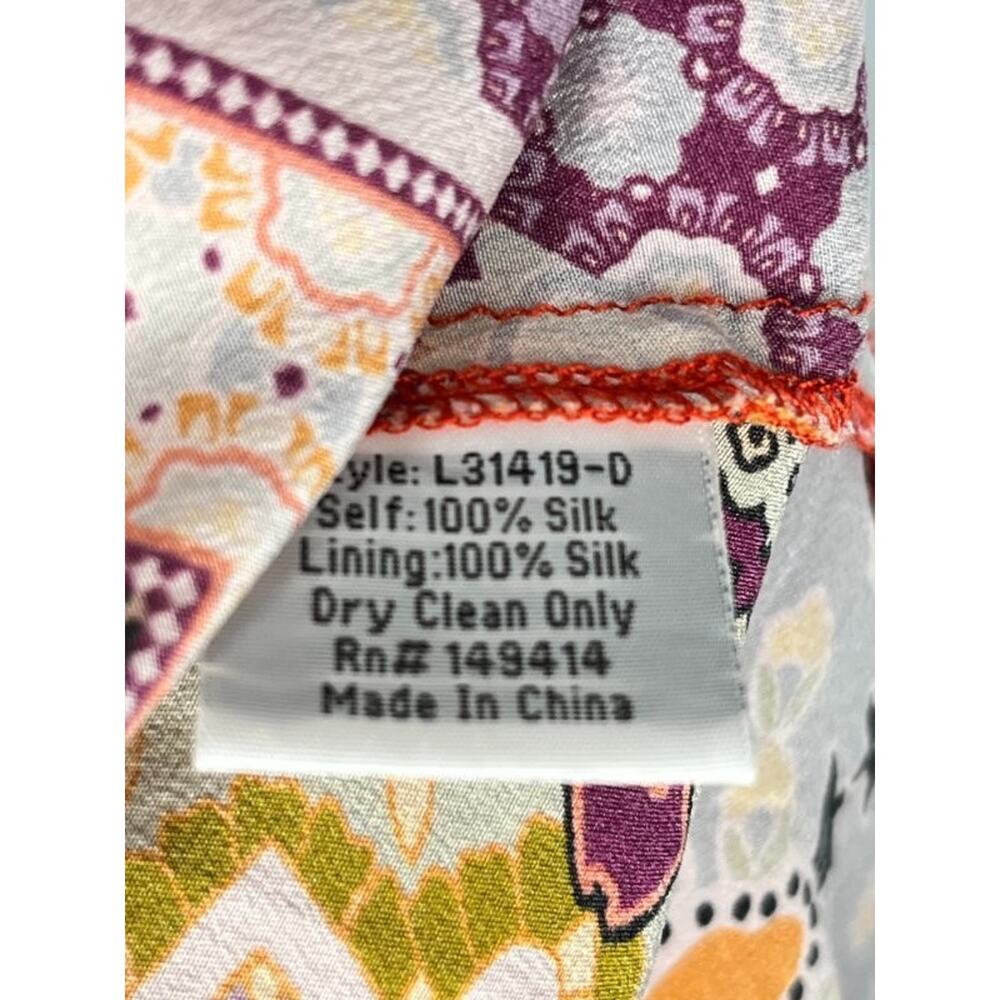 Johnny Was Multicolor Geometric Patchwork Maxi Dr… - image 4